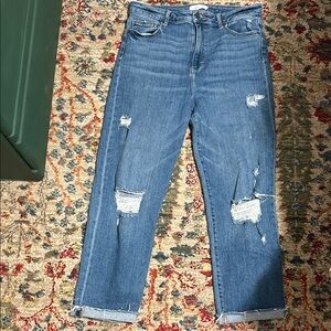 Carly Jean Los Angeles Distressed Women's Jeans